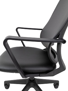 Офисное кресло CHAIRMAN 545, экокожа, черный